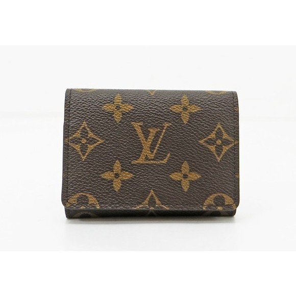 Louis Vuitton holder Envelope Monogram Visite business card Carte case - Picture 1 of 3